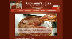 Desktop Screenshot of giovannispizzachicago.com